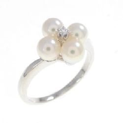 Nhẫn ngọc trai Akoya Mikimoto - Hàng hiệu Authentic