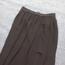 Chân váy maxi voan màu đen 932341