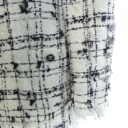 Áo khoác không cổ CHANEL 635876