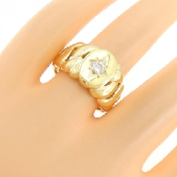 Nhẫn kim cương K18YG 0.200CT - Hàng hiệu Chính hãng 852835