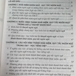 Hệ Thống Câu Hỏi Hình Thành Khái Niệm, Quy Tắc Ngôn Ngữ Trong Dạy Học Tiếng Việt Ở THCS 501390
