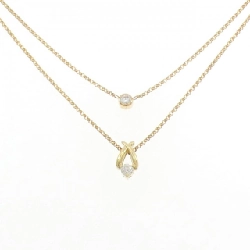 K18YG Dây chuyền kim cương 0.155CT - Hàng hiệu Chính hãng