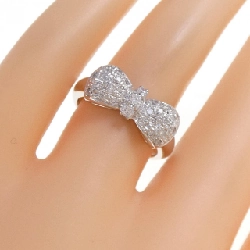 Nhẫn kim cương PT900 hình ruy băng 0.31CT 668233