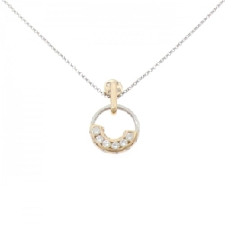 K18/PT900/PT850 Dây chuyền kim cương 0.48CT - Hàng hiệu Chính hãng