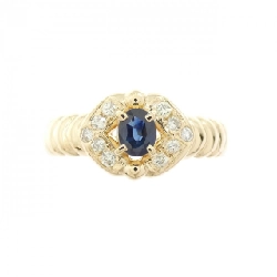 Nhẫn Sapphire K18YG - Hàng hiệu Chính hãng 852155