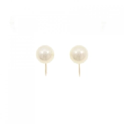 Bông tai ngọc trai Akoya K18YG 7.6mm - Hàng hiệu Chính hãng