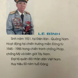 Bệnh viện đánh giặc — Đại tá Lê Bình - có chữ ký 1023795