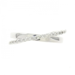 Nhẫn kim cương K18WG 0.16CT 673481