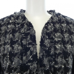 【Mã giảm giá】Áo khoác không cổ CHANEL 635963