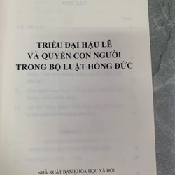 Triều đại hậu Lê và quyền con người trong bộ luật Hồng Đức  276782