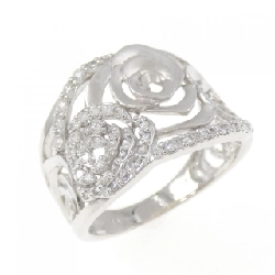 Nhẫn kim cương K18WG hồng 0.32CT