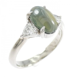 Nhẫn Chrysolite Cat's Eye PT900 2.43CT - Hàng hiệu Chính hãng