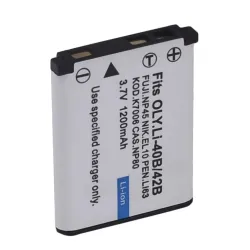 PIN OLYMPUS Li-40B, Li-42B, NIKON EN-EL10, NP-45 KLIC-7006 NP-80, 3.7V 1200mAh 711461