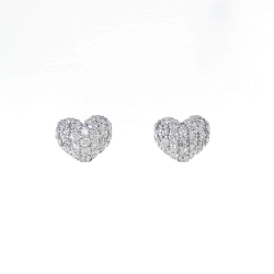 Bông tai kim cương hình trái tim Ponte Vecchio 0.64CT