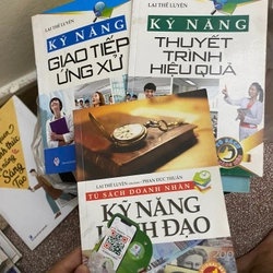 Sách Combo 3 cuốn Kỹ năng thuyết trình, KN Lãnh đạo, KN Giao tiếp