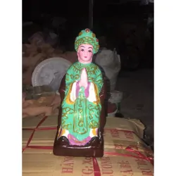 Tôn tượng Bà ngũ hành 5 màu 27cm đất nung đẹp - MÀU VÀNG 1004740