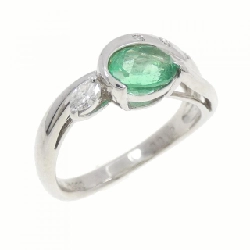 Nhẫn Emerald PT900 0.79CT