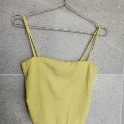 Áo hai dây vải len tăm 600927