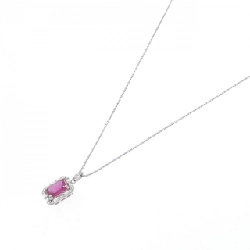 Dây chuyền ruby PT900/PT850 0.70CT - Hàng hiệu Authentic 862872