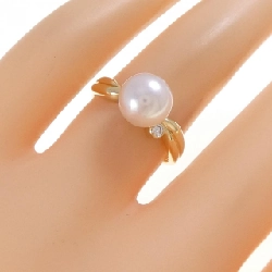 Nhẫn ngọc trai Akoya K18YG 7.9mm - Hàng hiệu Authentic 853204