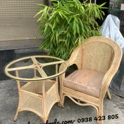 Ghế mây lưng mắt cáo 557102