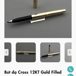 Bút cross mạ vàng 14k  607863