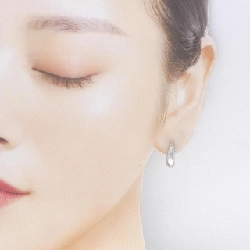 K18YG/PT900 Bông tai - Hàng hiệu Authentic 870340