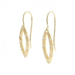 K18YG Bông tai kim cương - Hàng hiệu Chính hãng 870608