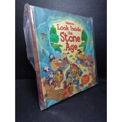 Usborne Look Inside the Stone Age Abigail Wheatley, Hazel Maskell & Stefano Tognetti mới 90% HCM1810