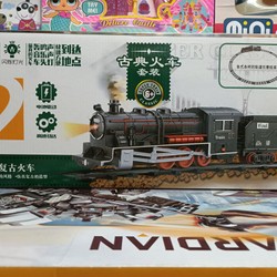 Đồ chơi tàu hỏa đường ray 2 toa có đèn và âm thanh 989-188 813-2 176307