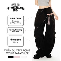 QUẦN DÙ ỐNG RỘNG FFCLUB PARACHUTE MIX 145785