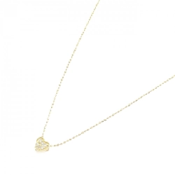 K18YG Dây chuyền kim cương hình trái tim - Hàng hiệu Chính hãng 863156