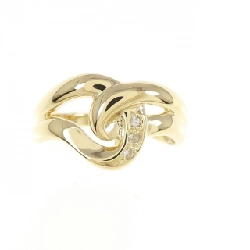 Nhẫn kim cương K18YG 0.02CT 672696