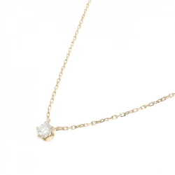 K18YG Solitaire Dây chuyền kim cương 0.39CT - Hàng hiệu Chính hãng 862445