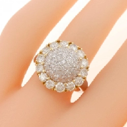 Nhẫn kim cương PT900/K18YG 2.03CT 670629