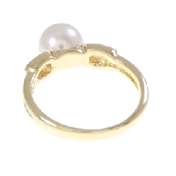 Nhẫn ngọc trai Akoya K18YG 8mm - Hàng hiệu Authentic 853425