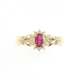 Nhẫn Ruby K18YG - Hàng hiệu Chính hãng 848080