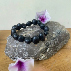 Vòng tay đá Shungite thô 315731