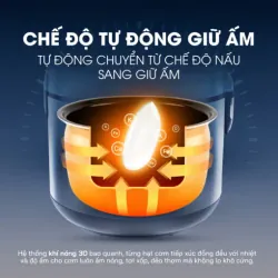 Nồi cơm điện Kalite KRC6012 chính hãng chống dính Ceramic cao cấp, mới 100% 572890