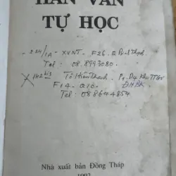 Sách cổ - Hán Văn Tự Học 1992 747525