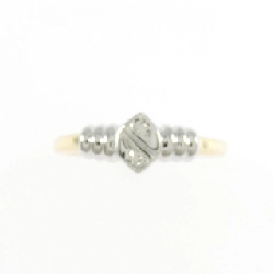 Nhẫn kim cương 750YG/750WG - Hàng hiệu Authentic 851905