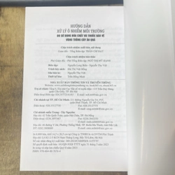 Hướng dẫn xử lý ô nhiễm môi trường do sử dụng hoá chất và thuốc bảo vệ vùng.. 553073