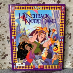 Sách tranh The hunchback of notre dame, bìa cứng, Used, bản in 1996, nhăn gáy bìa áo