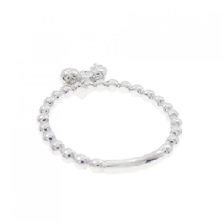 Nhẫn hồng ngọc kim cương K10WG 0.03CT 669549