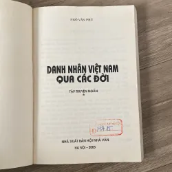 DANH NHÂN VIỆT NAM QUA CÁC ĐỜI, THỜI DỰNG NƯỚC (XB 2003) 1009736