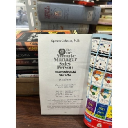 The One Minute Manager Sales Person - Spencer Johnson, M.D. - Spencer Johnson, M.D. 1005797