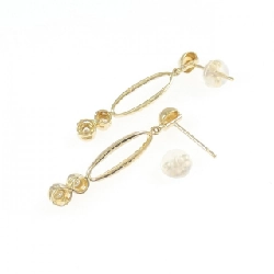 K18YG Bông tai kim cương 0.10CT - Hàng hiệu Chính hãng 867647