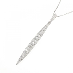 750WG/K18WG Pave Diamond Necklace 1.10CT - Hàng hiệu Authentic 866599