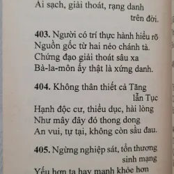 423 lời vàng của Phật - kinh Pháp cú (còn mới 85%) 977168