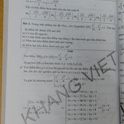 KỸ THUẬT GIẢI NHANH HÌNH HỌC PHẲNG  OXY 546003